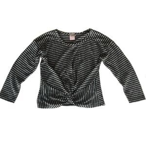 ‘for All Seasons’ Junior Brand striped Sweater Girls’ Size Medium 